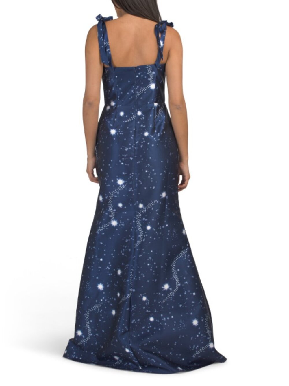 RENE BY RENE RUIZ Off The Shoulder Printed Gown - Picture 2 of 5